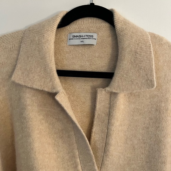 Smash + Tess Sweater Dress | M/L BEIGE - Picture 2 of 4